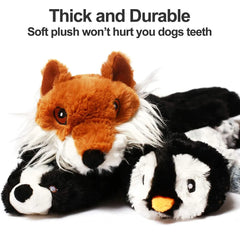 Soft Fleece Squeaky Dog Toy | Gentle Plush Toy for Small and Medium Dogs detail view