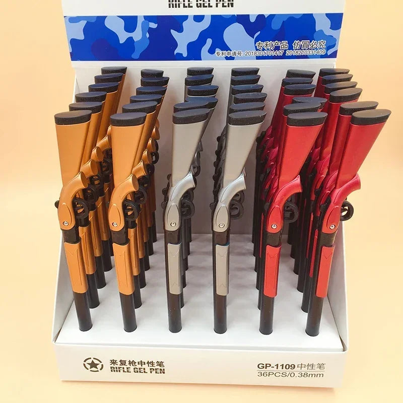 3Pcs Creative Toy Gun Gel Pens | Fun Sci-Fi Writing Set additional angle