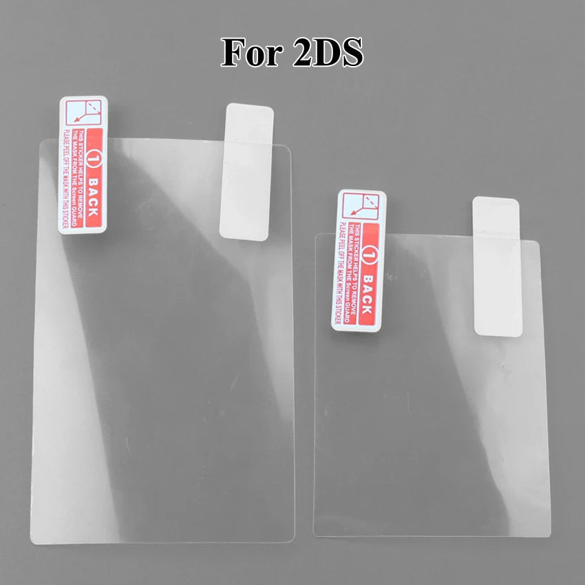 1PCS Top Bottom HD Clear Protective Film For NS NDSL for 2DS New 3DS XL LCD Screen Protector