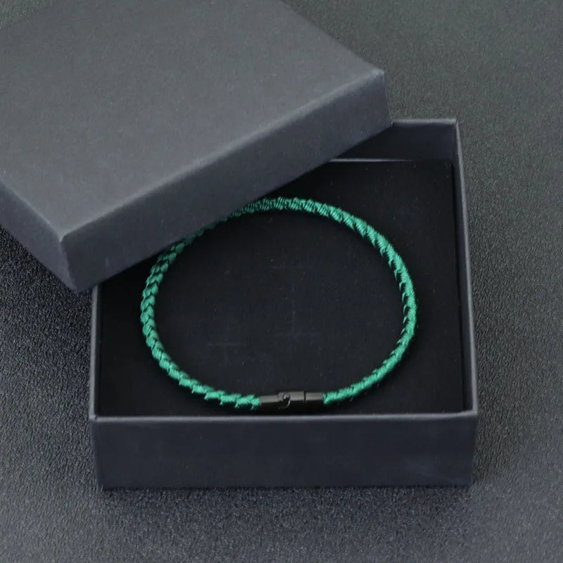 Bracelet Men Femme Lucky Red Thread Braclet Attract Mirco Magentic Couple Braslet Wealth Prosperity