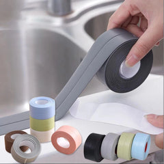 Waterproof Wall Stickers Sealing Tapes PVC Adhesive Sealing Strips Sink Edge Tape Kit alternate view