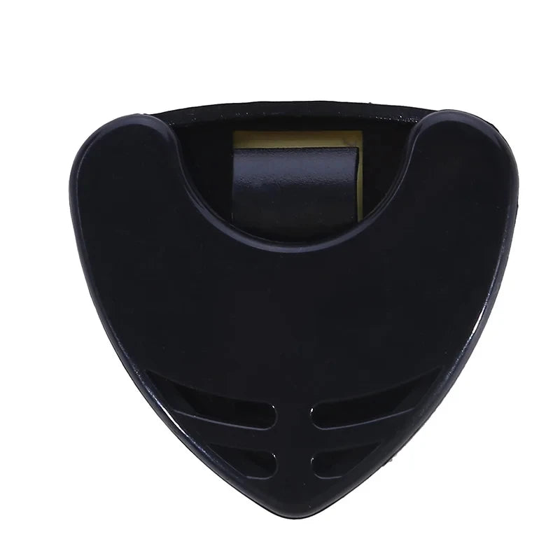 1/5/10Pcs Guitar Pick Holder Plastic Plectrum Case Mediator Quick Storage Self Adhesiv close-up view