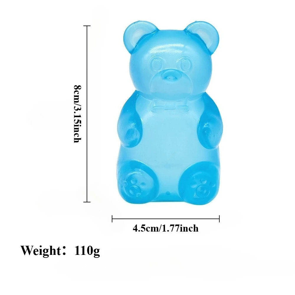 Squishy Mini Cute Bear Maltose Squeeze Toy | Stress Relief Fidget Sensory Toy for Kid alternate view