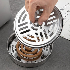 Mosquito Coil Tray Portable Holder Hotel Insect Repellent Rack With Cover Summer Anti alternate view