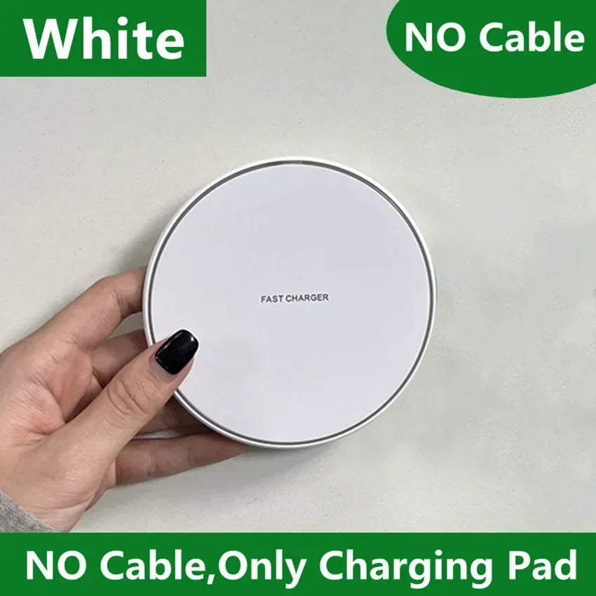 Wireless Charger Mobile Phone Chargers Pad Stand For iPhone 16 15 14 13 12 11 Pro Max lifestyle view