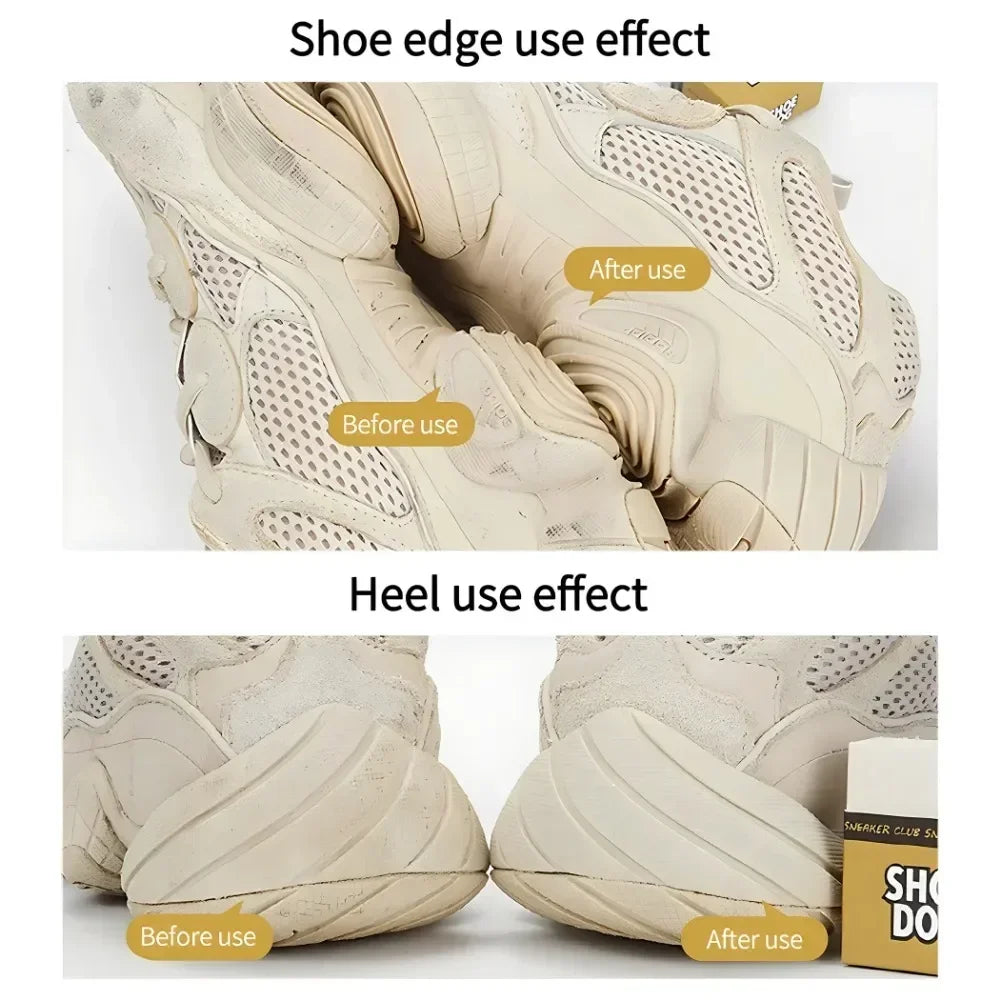 Portable Shoe Wiper, Shoe Shine, Waterproof Cleaning, Suede Leather Sneakers, Rubber lifestyle view