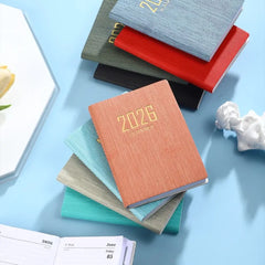 Portable A7 2026 Agenda Book – Pocket Weekly Planner with Calendar