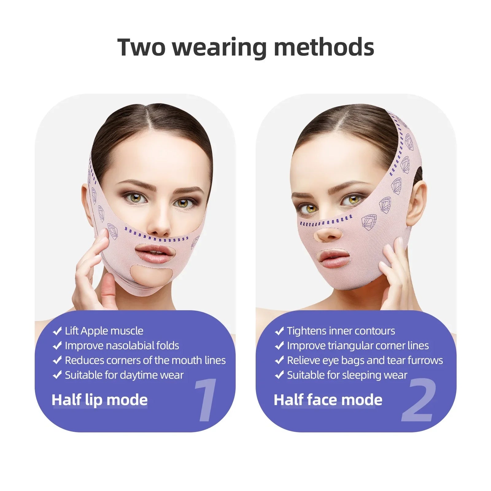 Face Slimming Bandage | V Line Shaper for Cheek and Chin Lift lifestyle view