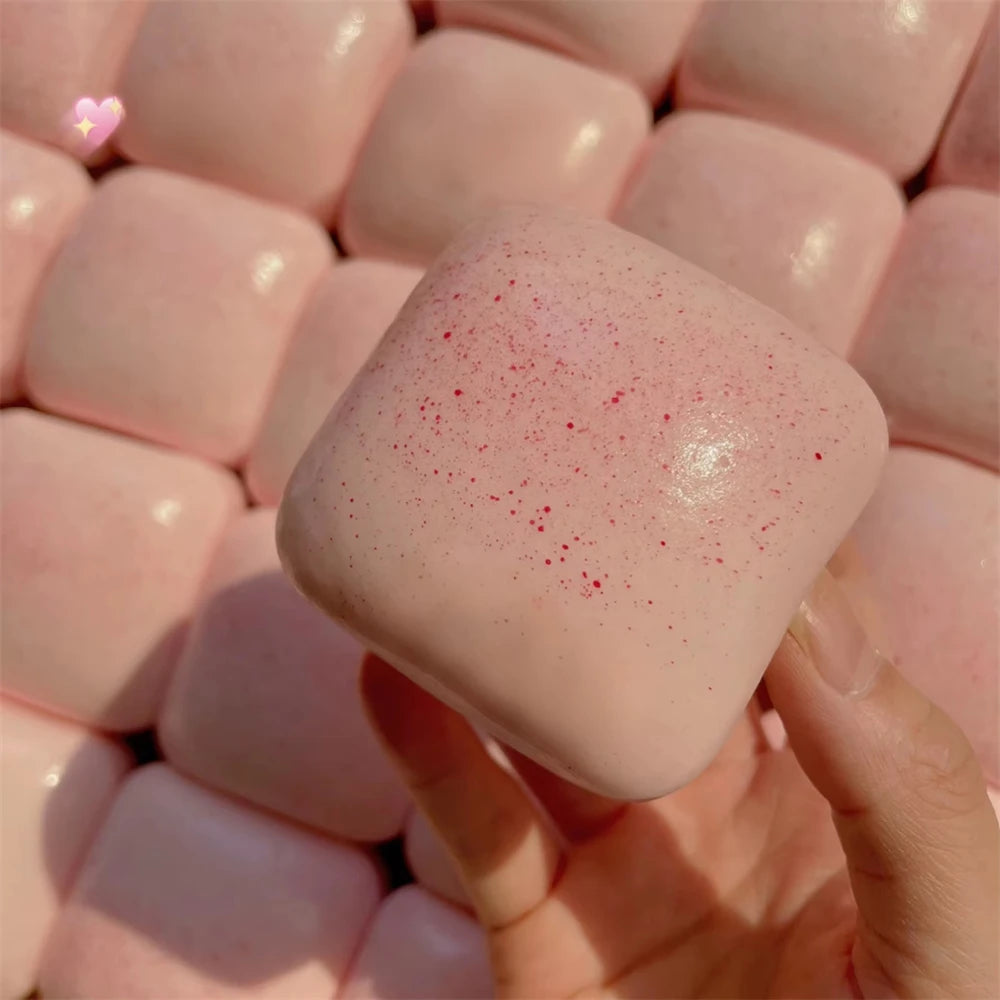 Squishy Simulated Square Bread Squeeze Toy Stress Relief Slow Rising Small Toast Sensory Fidget Toys