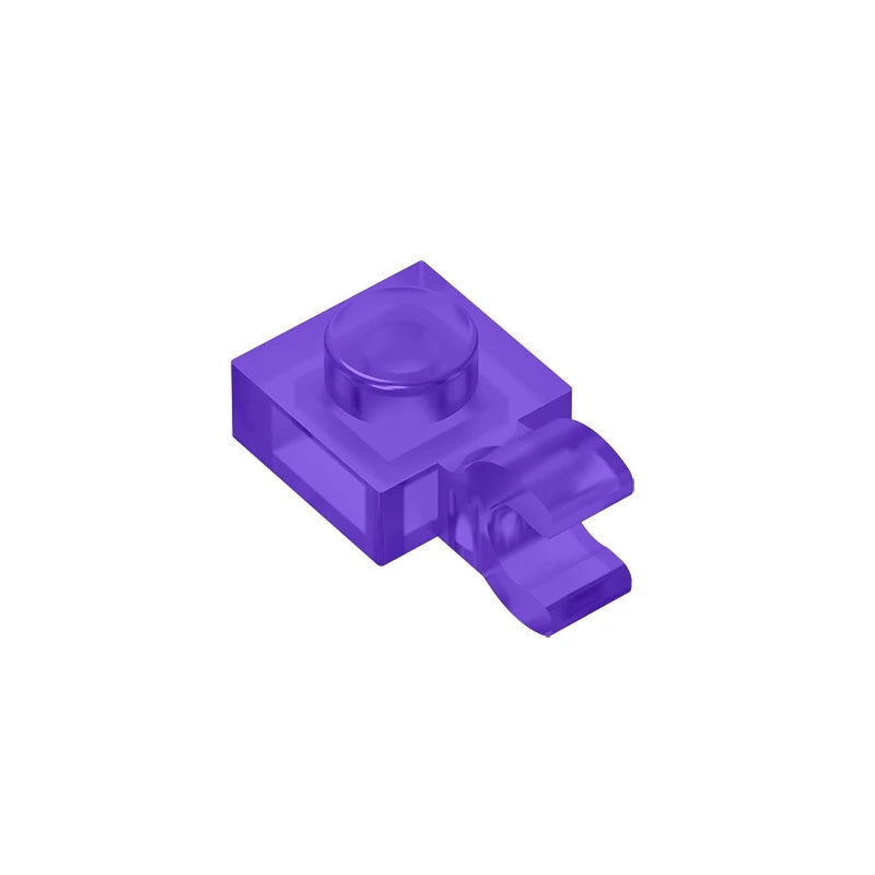 PLATE 1X1 W/HOLDER VERTICAL Building Block | Compatible with Lego 6019 61252 additional angle