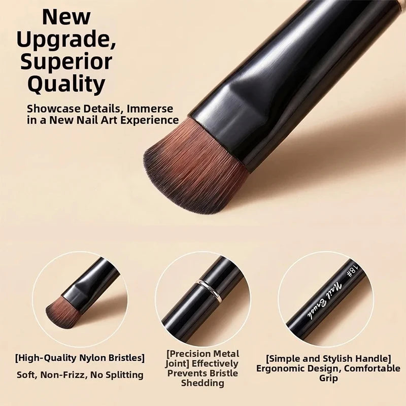 3 in 1 New French Nail Brush,with Multi-function Brush Head-Fine Nail Brush,Suitabl additional angle