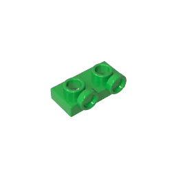 Gobricks GDS-90193 1 x 2 Panel with Raised Dot | Compatible Building Block for DIY Cr alternate view