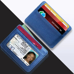 Thin PU Leather Mini Wallet | Slim Bank Credit Card Holder for Men alternate view