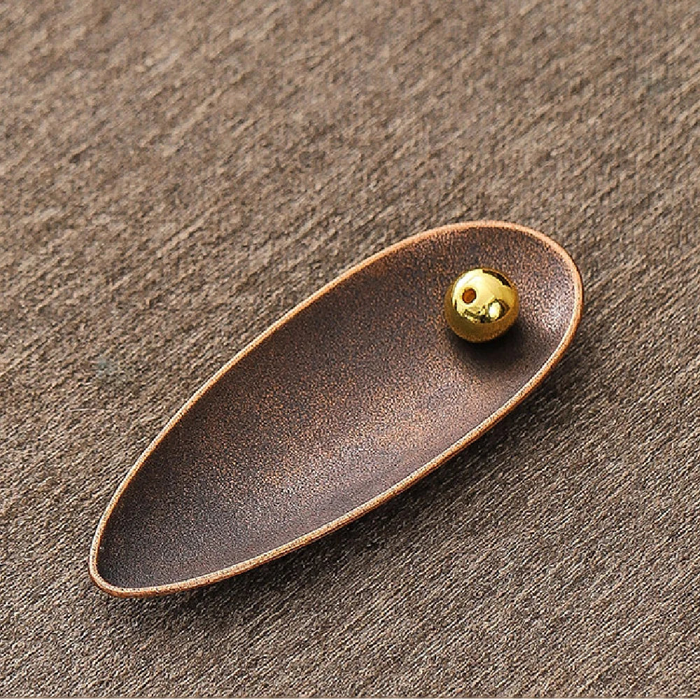 Alloy Copper Bead Incense Holder | Zen Tea Ceremony Incense Burner alternate view