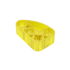 Gobricks GDS-2016 Technical Beam 2 x 3 L-Shape with Quarter Ellipse Thick | Building B close-up view