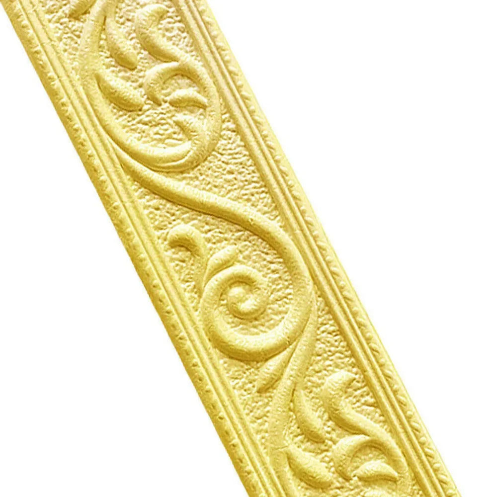 3D Tiles DIY Sticker Waterproof Skirting Sticker | Self-Adhesive Border Trim for Wa additional angle