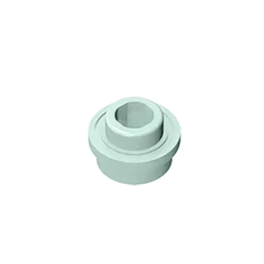 Gobricks GDS-603 PL.ROUND 1X1 W. THROUGHG. HOLE | Compatible Building Brick close-up view