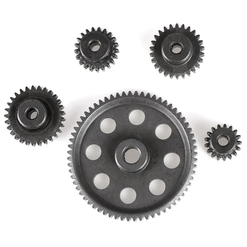HSP Steel Metal Spur Differential Main Gear 17T/21T/26T/29T/64T Pinion Gear lifestyle view