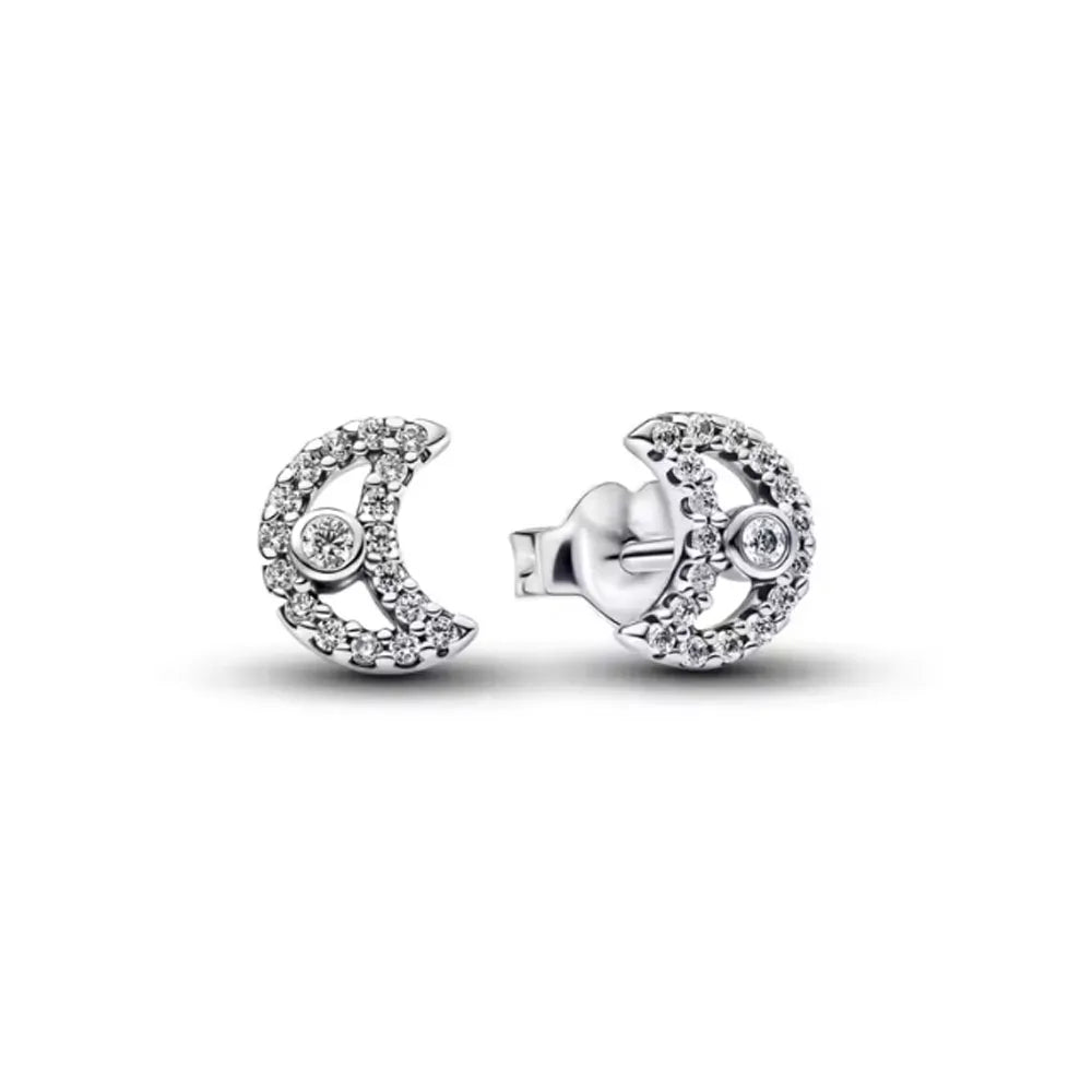 925 Silver Heart and Butterfly Stud Earrings | Elegant Fine Jewelry Gift for Women close-up view