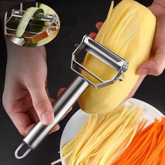 Stainless Steel Double-Head Vegetable Peeler | Multi-Function Kitchen Tool