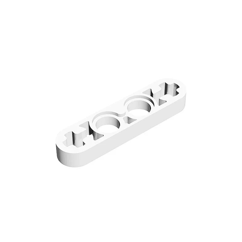 Gobricks GDS-690 Technical Liftarm Thin 1 x 4 with Axle Holes | Compatible Building Bl close-up view