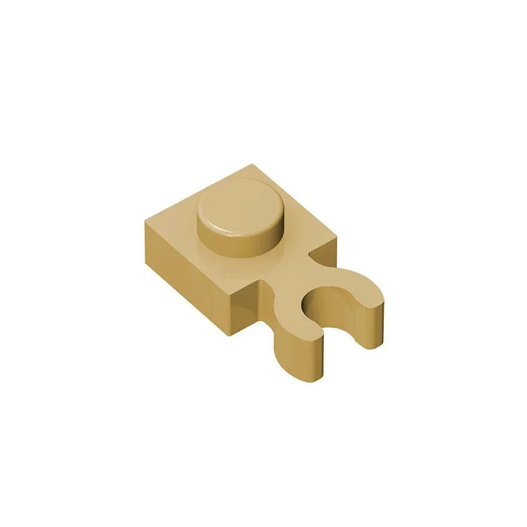 Gobrick GDS-814 PLATE 1X1 W. HOLDER | Building Block for DIY Creations additional angle