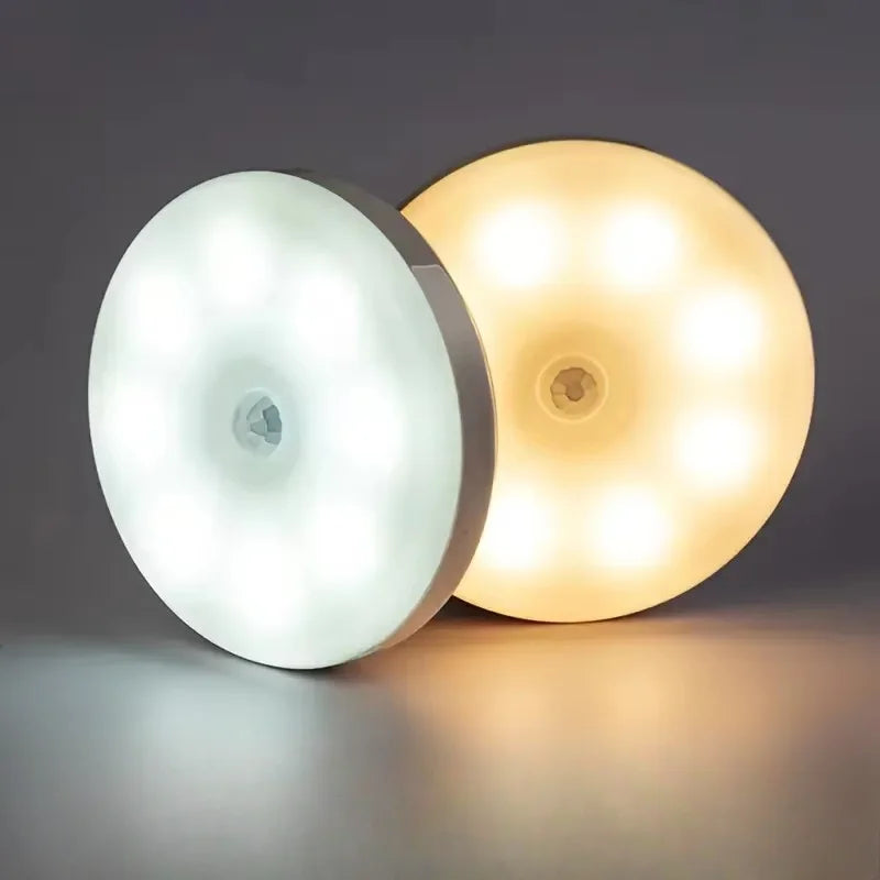 LED Smart Human Body Sensor Night Light | USB Rechargeable Emergency Lamp with Magnet alternate view