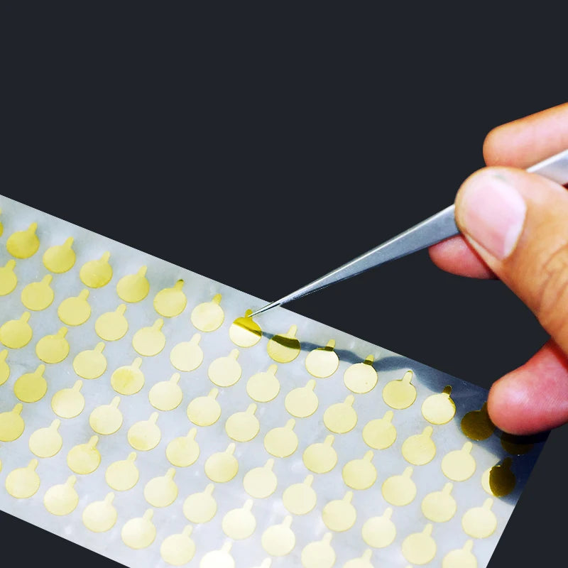 100Pcs Protective Stickers for iPhone Camera Infrared Dot Matrix | High Temperature Dust detail view