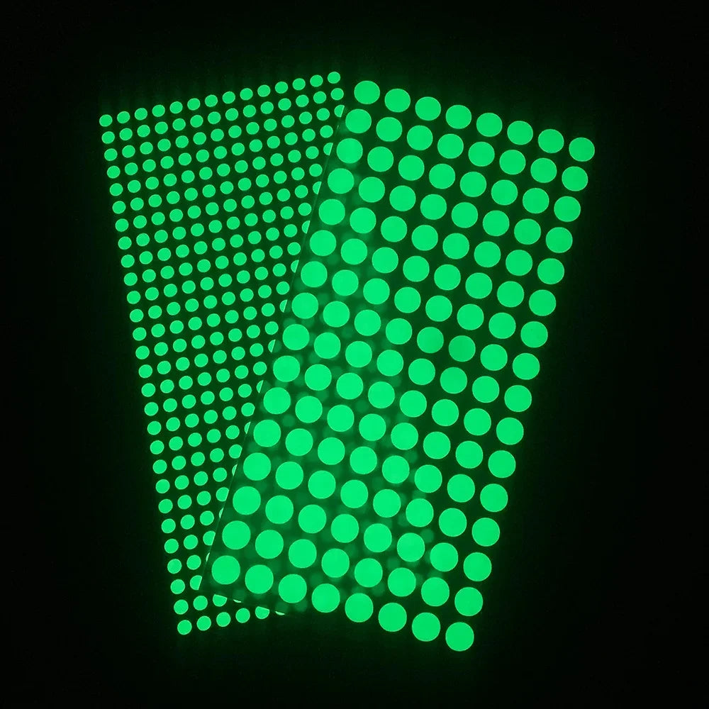 Glow in the Dark Wall Stickers | Luminous Dots Decals for Kids Room detail view