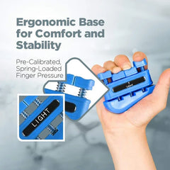 Finger Strengthener Exerciser | Hand Grip Tool for Musicians and Climbers close-up view