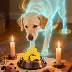 Pet Memorial Ceremonial Money Notes Yellow Fish-Shaped Joss Paper for Pet Loss Rememb alternate view