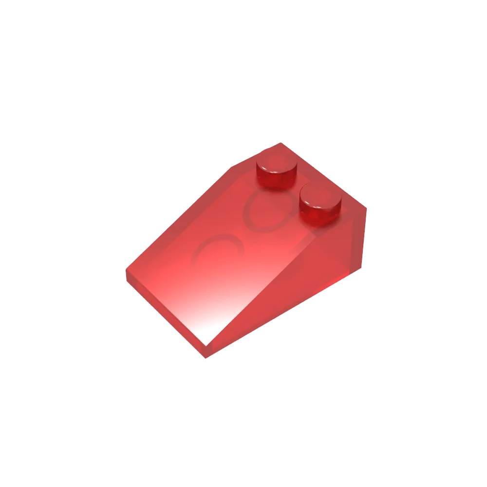 Gobricks Slope 33° 3 x 2 Building Block | Compatible with Lego 3298 close-up view