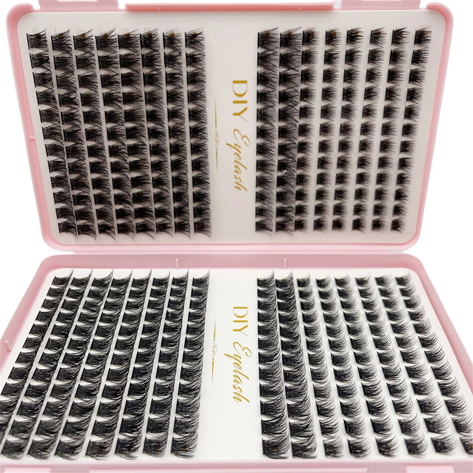 384pcs Individual Lashes Eyelash Book Clusters | DIY Cluster Eyelash Extensions for Home detail view