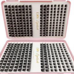 384pcs Individual Lashes Eyelash Book Clusters | DIY Cluster Eyelash Extensions for Home detail view
