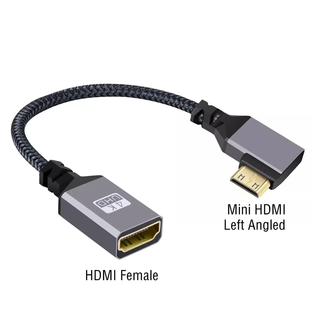 4K 60Hz HDMI-Compatible Extension Cable | Male to Female Adapter for Micro/Mini HDMI alternate view