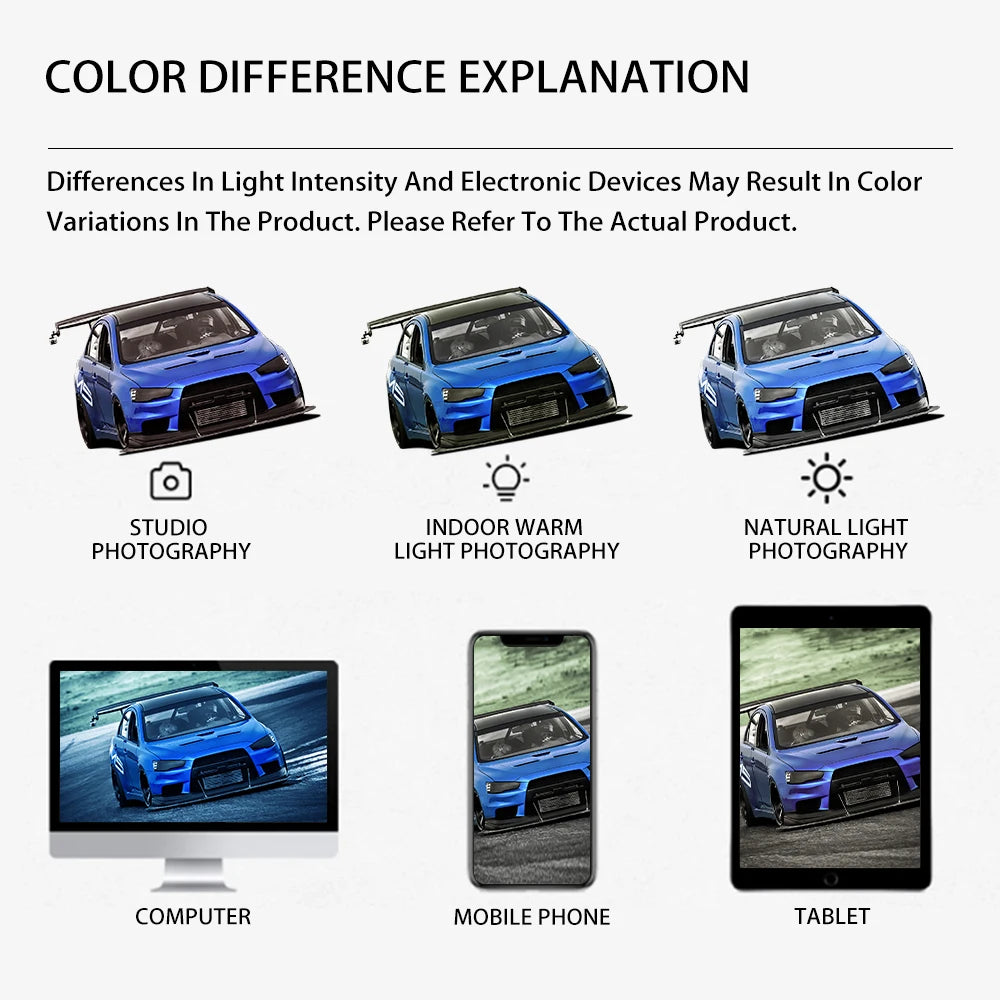 3D Carbon Fiber Black Car Sticker Vinyl Wrapping Film - Onlytenbucks.com