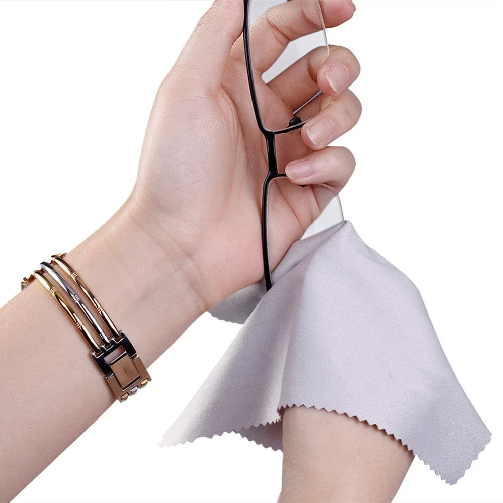 Microfiber Cleaning Cloths Premium Cloths for Phone Cleaning Glasses Lenses Screens a lifestyle view