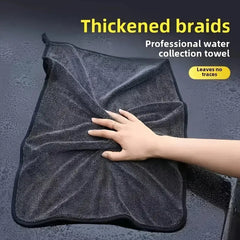 Dark Gray Car Microfiber Towel 60 x 90 cm