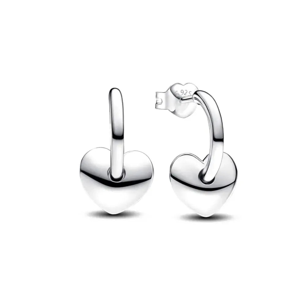 925 Silver Stud Earrings | Butterfly Snowflake Heart Moon Jewelry Gift lifestyle view