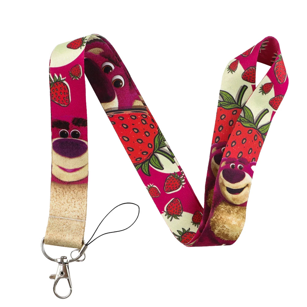 Cartoon Animal Keychain Lanyard | Anti-Lost Rope Strap for Keys alternate view