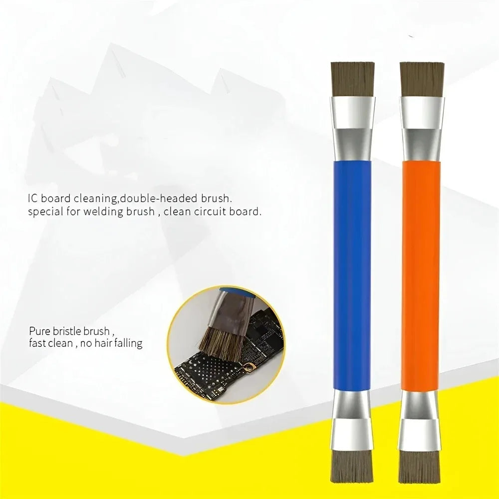 Safe Double-Ended Brush | Anti-Static Circuit Board Cleaning Tool lifestyle view