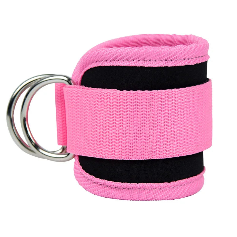 Gym Ankle Straps | Adjustable Double D-Ring Cuffs for Leg Training and Cable Machines lifestyle view