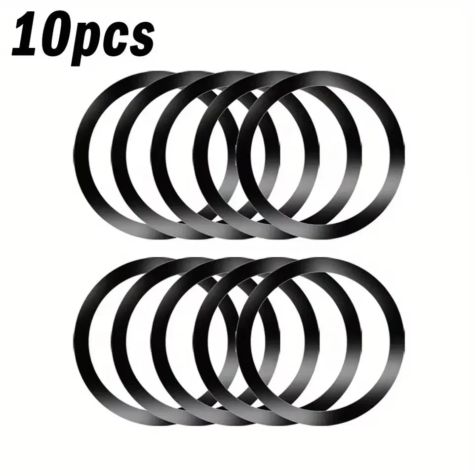 Stainless Steel Universal Magnetic Metal Plate Ring For Magsafe Wireless Charger Iron close-up view