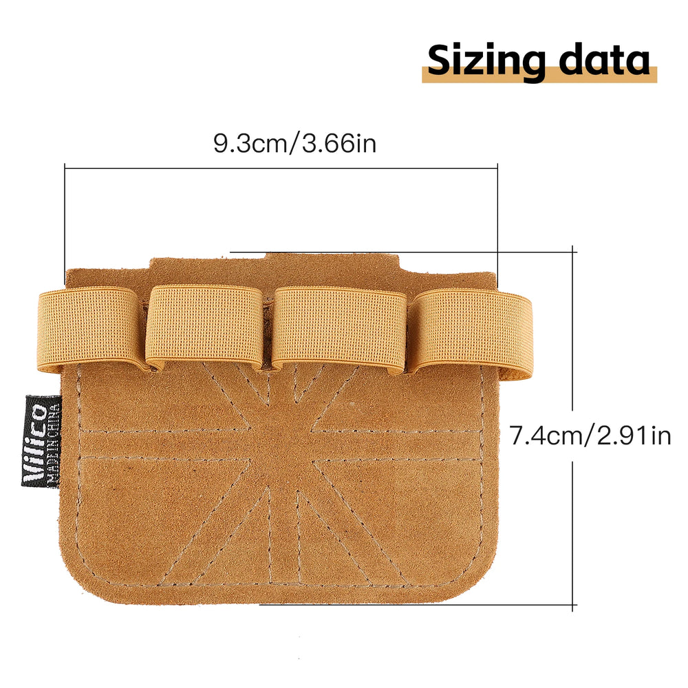 Leather Weight Lifting Training Gloves | Palm Protection for Gym Workouts additional angle