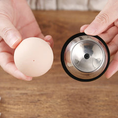 Egg Piercer Stainless Steel Needle Eggs Hole Puncher | Kitchen Essentials For Boiled E close-up view
