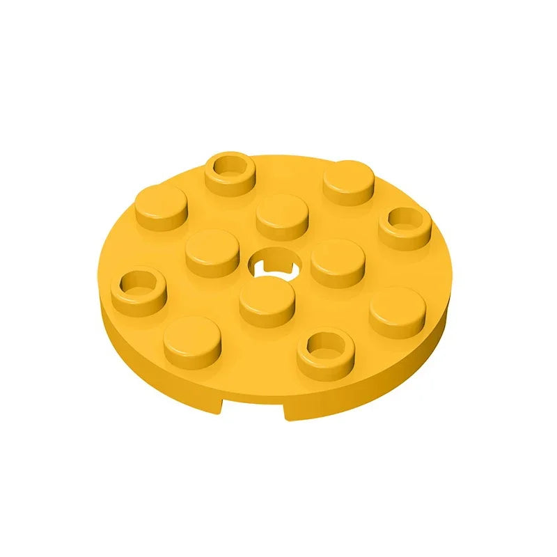 Gobricks GDS-841 Round Plate 4x4 with Hole | Compatible Building Block for DIY Creati lifestyle view