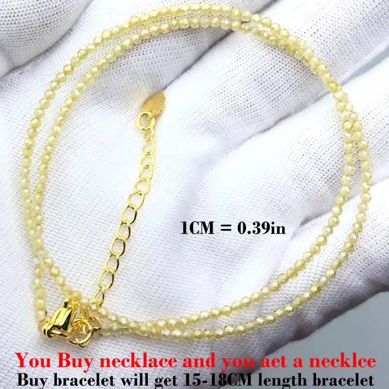 Fashion Faceted 2mm Beads Necklace Mini Natural Stone Amethysts Quartzs Agat Choker Mini detail view