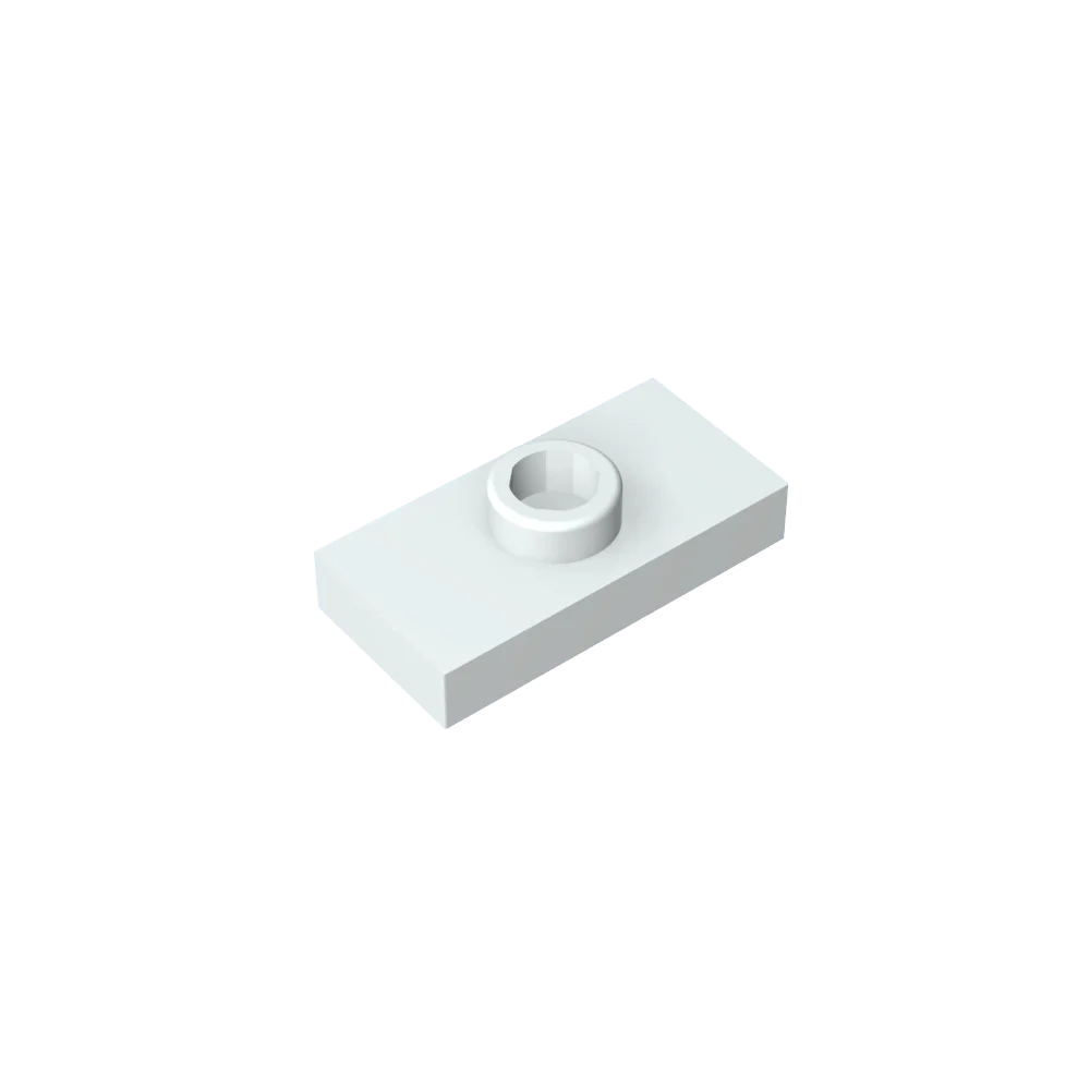 Gobricks PLATE 1X2 W. 1 KNOB | Modified Building Block Compatible with Lego 15573 alternate view