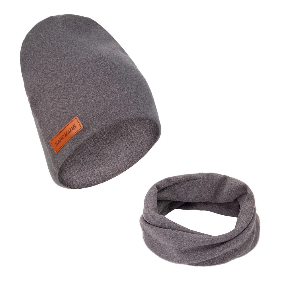 Soft Baby Turban Hat and Scarf Set | Faux Cashmere Winter Headwear for Newborns and additional angle