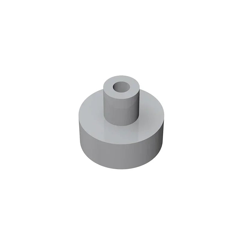 Gobricks Tile Round 1x1 with Bar and Pin Holder | Compatible Building Block lifestyle view